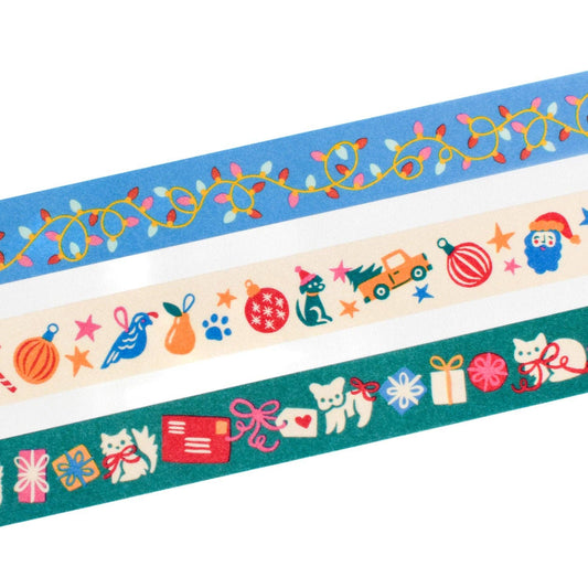 Merry Pets Christmas Washi Tape Set
