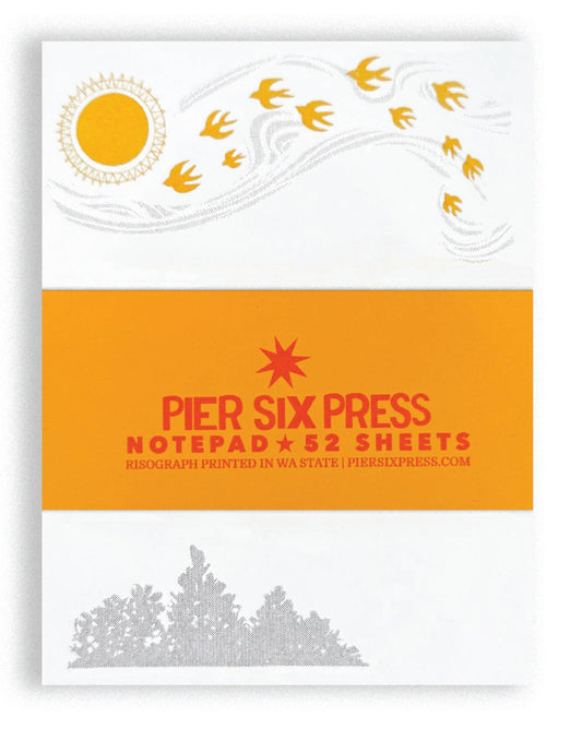 Birds of a Feather - Risograph 'Little Jotter' Notepad