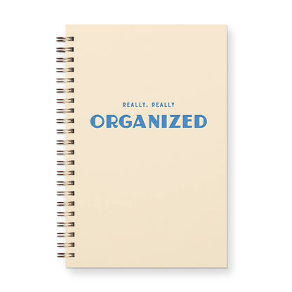 Really Really Organized Undated Weekly Planner Journal: French Vanilla Cover | Bluebird Ink