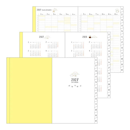Midori Pocket Diary B6 2027 — Dog