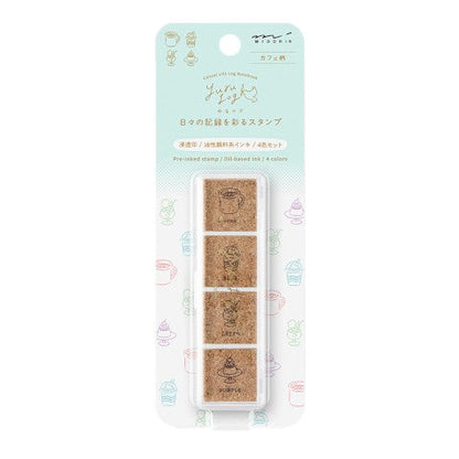 Yuru Log Paintable Stamp — Cafe