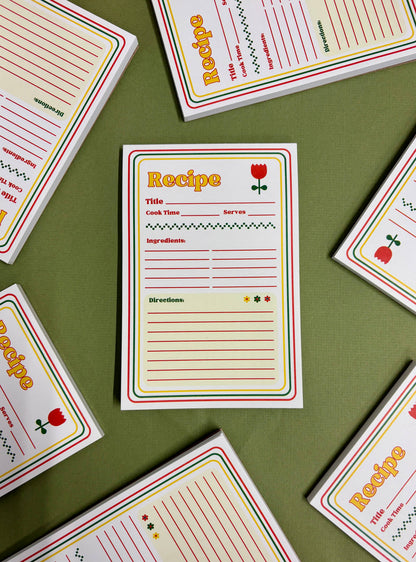 70s Recipe Notepad