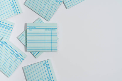 Library Card Post-It ® Sticky Notes - Green