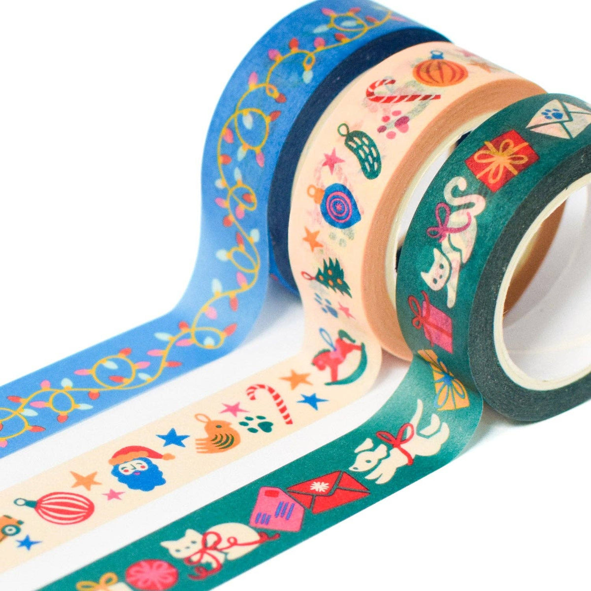 Merry Pets Christmas Washi Tape Set