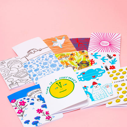 B6 Softcover Blank Notebook - Time Is A Construct