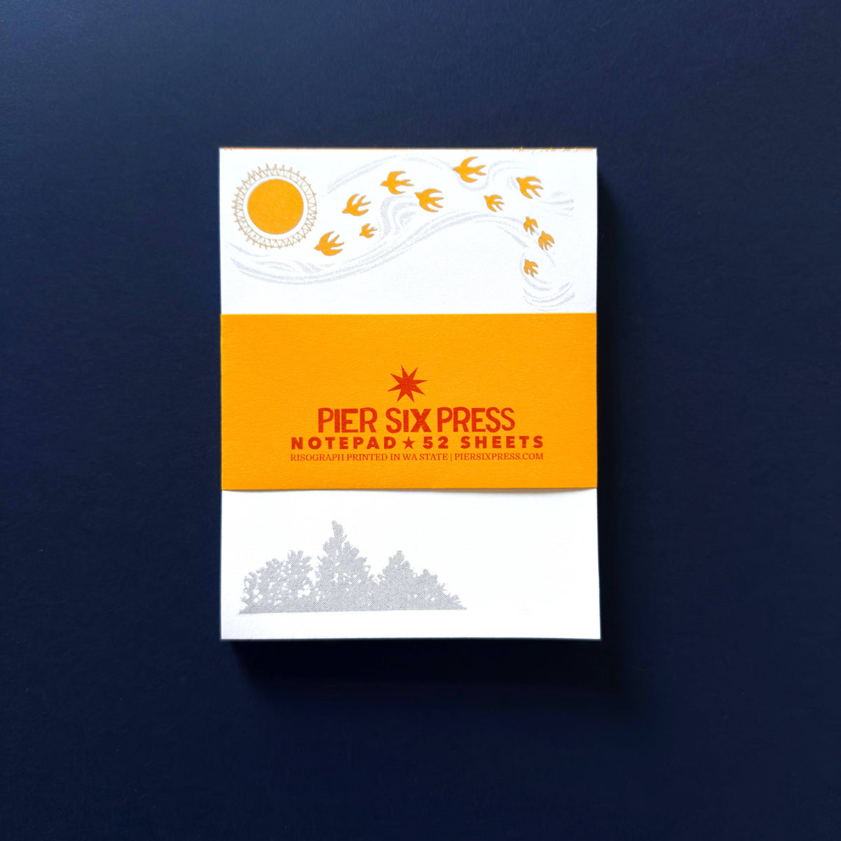 Birds of a Feather - Risograph 'Little Jotter' Notepad