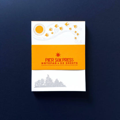 Birds of a Feather - Risograph 'Little Jotter' Notepad