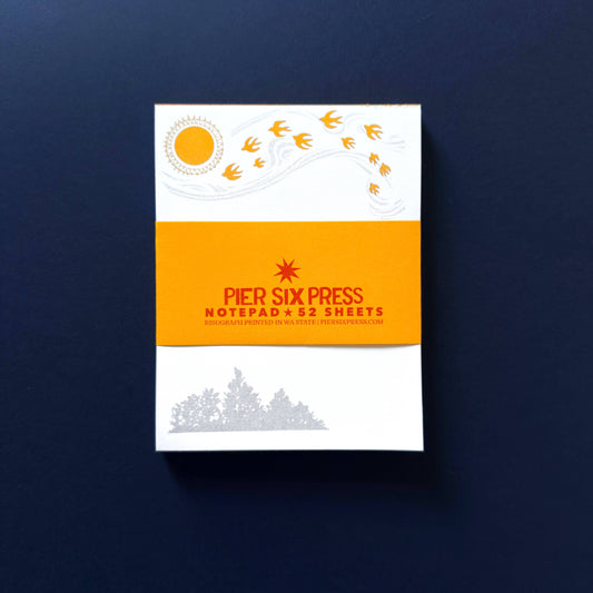 Birds of a Feather - Risograph 'Little Jotter' Notepad