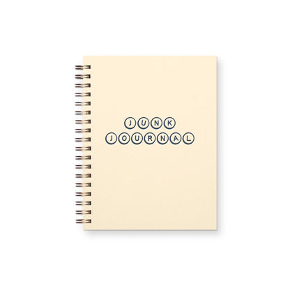 Junk Journal Beads Journal : Dot Grid Notebook