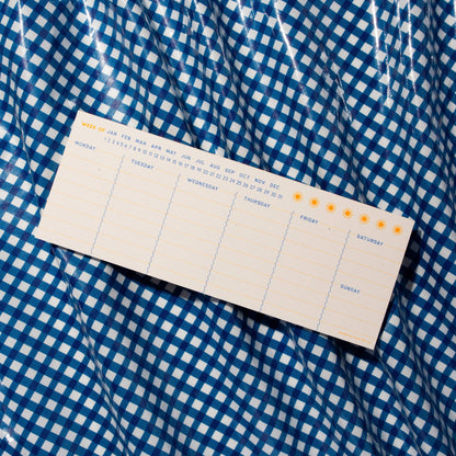Weekly Planner Notepad