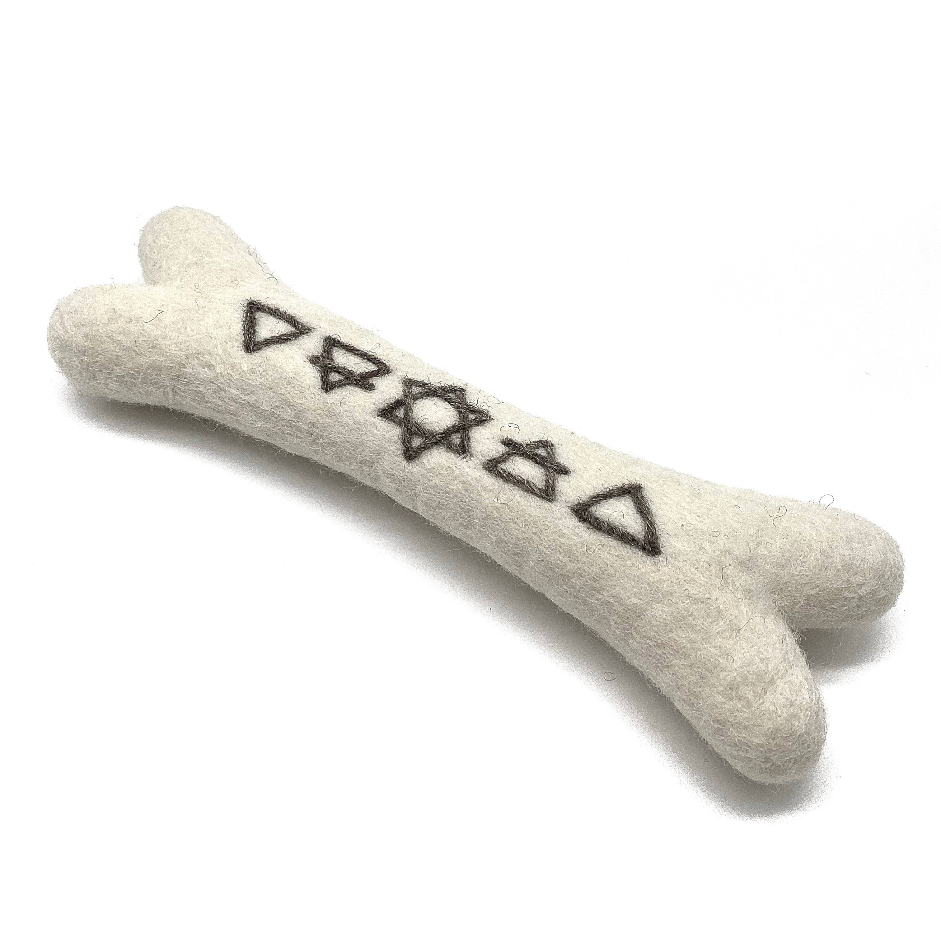 Alchemy Elements Bone - Handmade All-Natural Wool Dog Toy