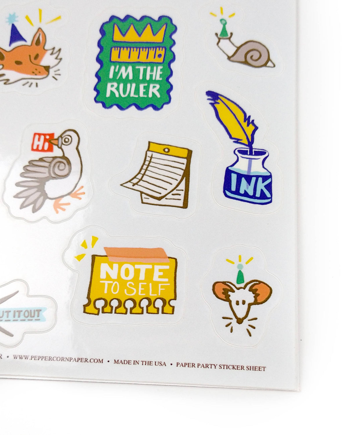 Paper Party Sticker Sheet